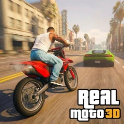Real Moto 3D Driving Game simgesi