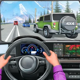 أيقونة سباق السرع: قيادة سيارا السباق